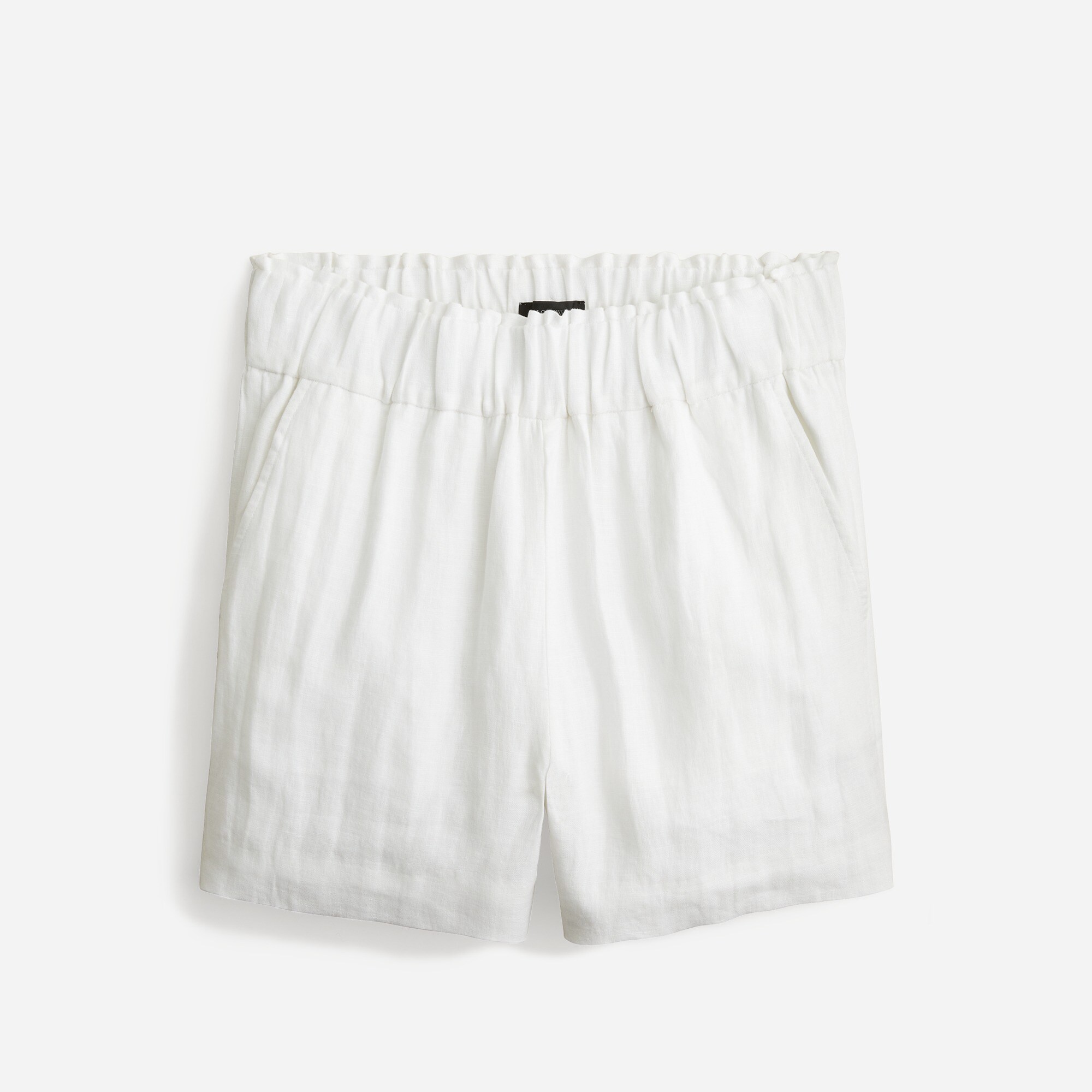 Pull-on linen short