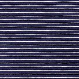 Tall cotton T-shirt in stripe NAVY IVORY