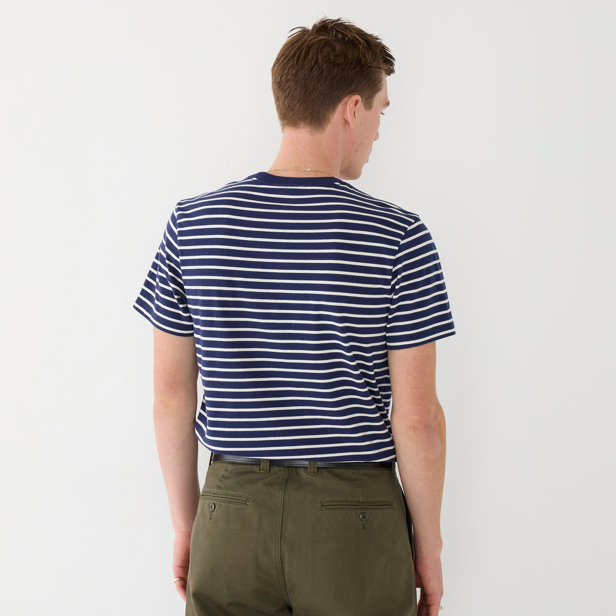 Cotton T-shirt in stripe