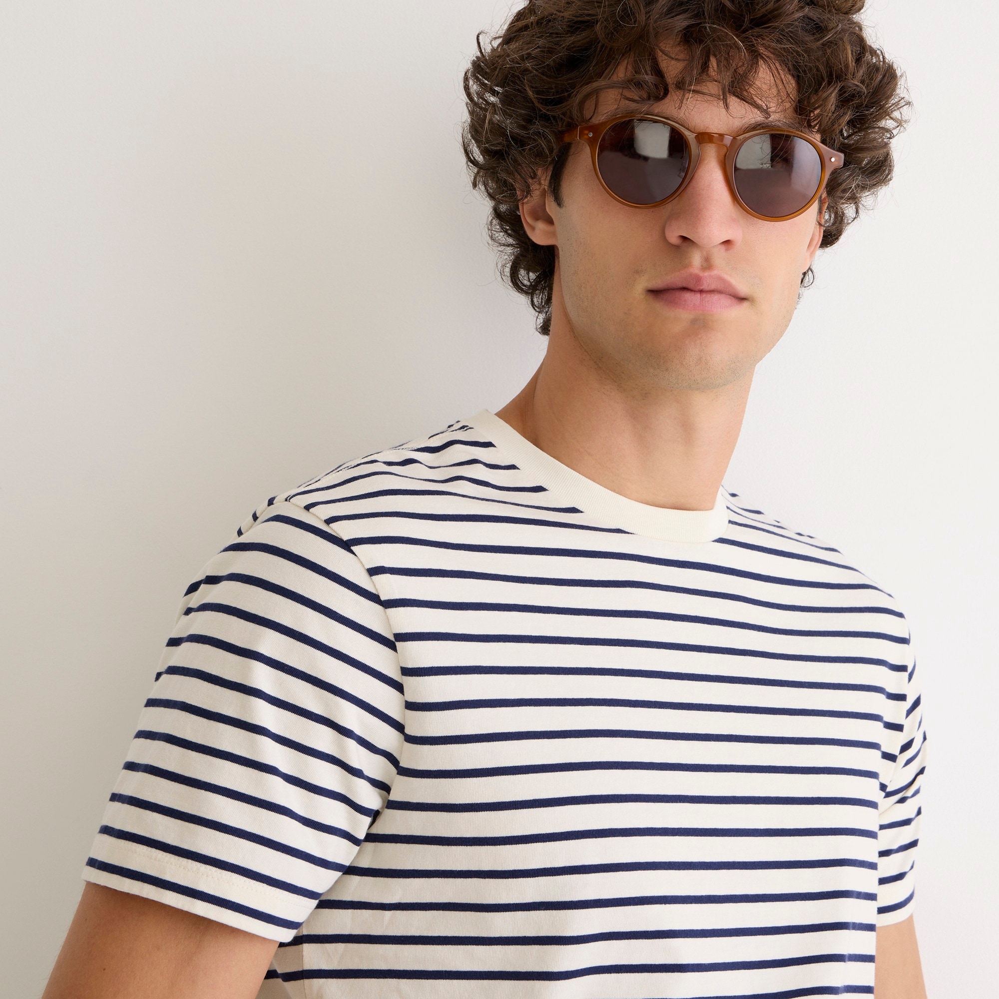 Cotton T-shirt in stripe