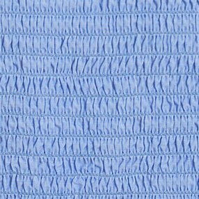 Smocked tie-shoulder tank top BLUE factory: smocked tie-shoulder tank top for women