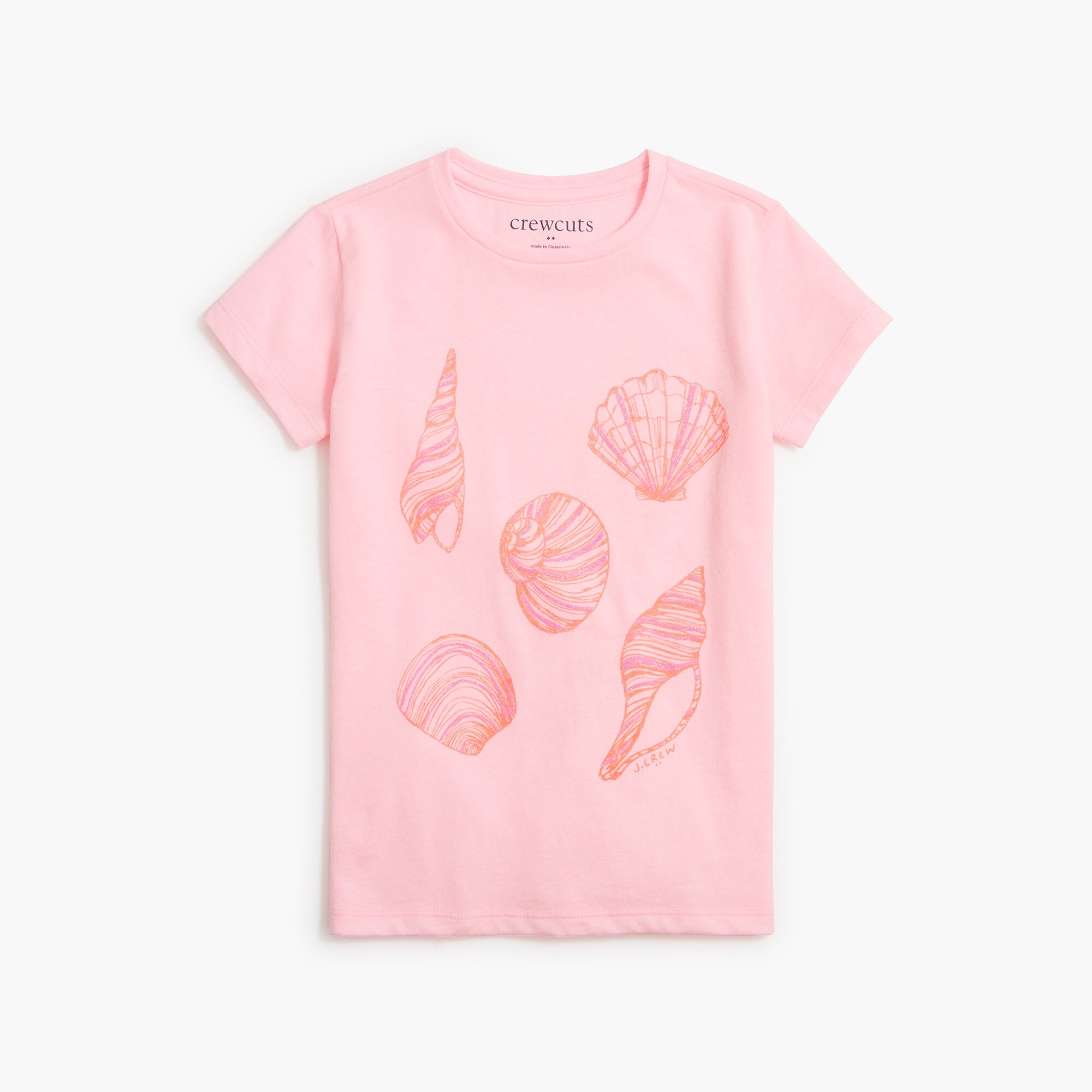 Girls' shell graphic tee