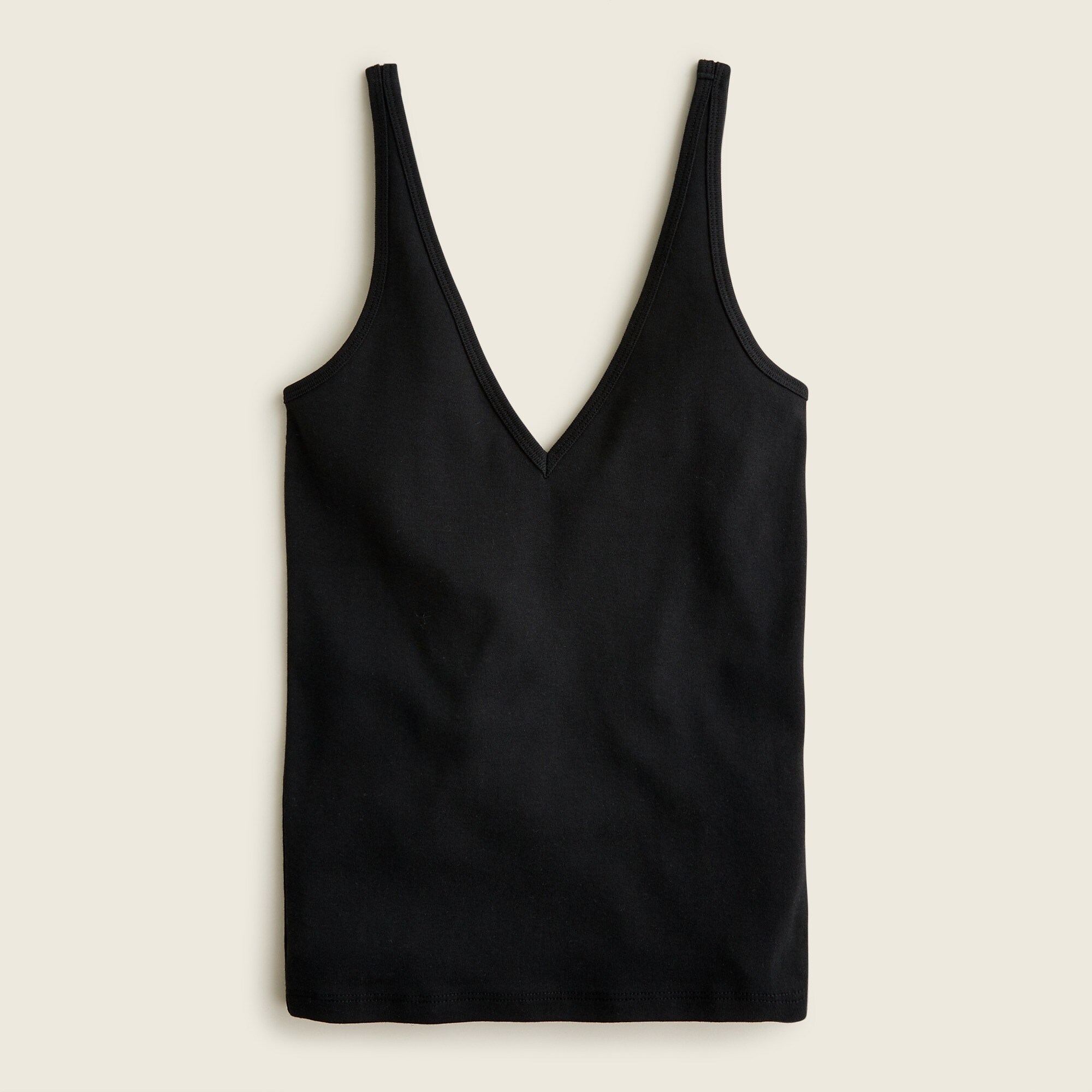 Perfect-fit double V-neck tank