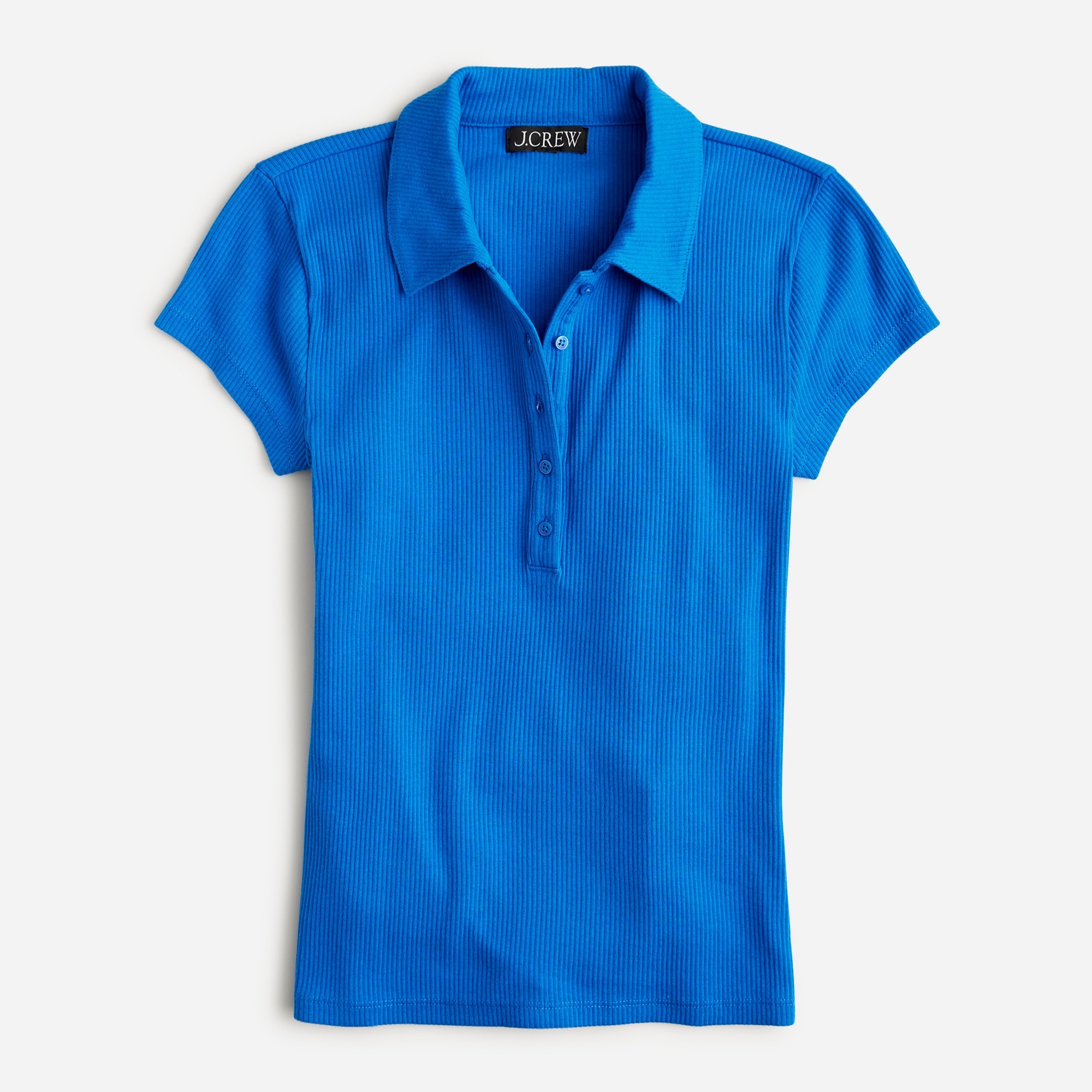 Rib Polo T-Shirt
