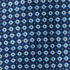 FLOWER FOULARD BLUE NAV