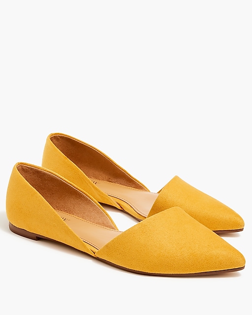  Zoe sueded d'Orsay flats