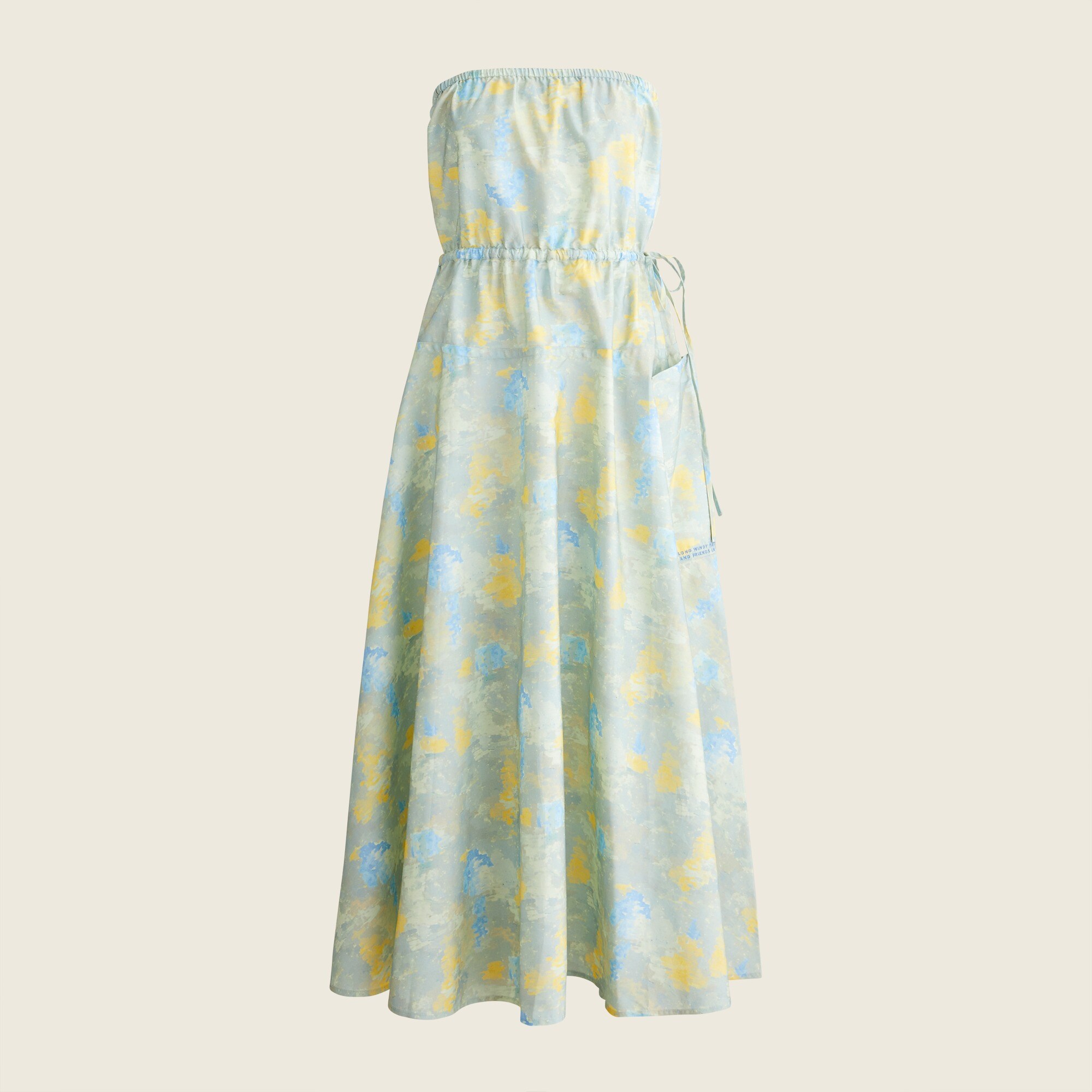 Cassi Namoda X J.Crew limited-edition cotton poplin maxi dress