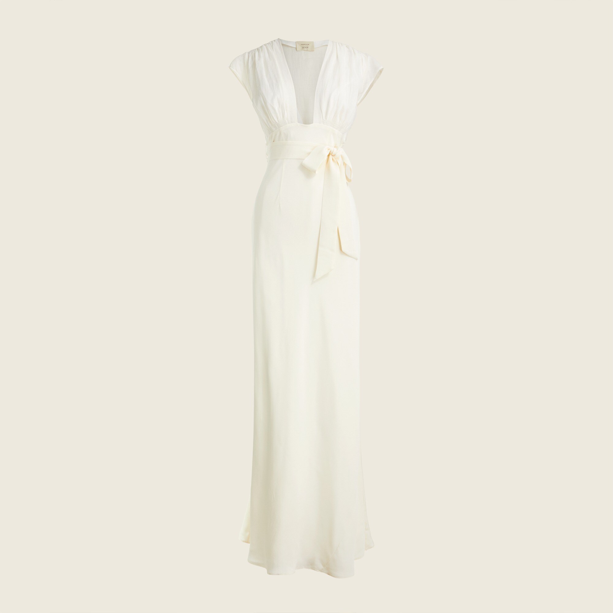 Cassi Namoda X J.Crew limited-edition wedding dress in silk blend