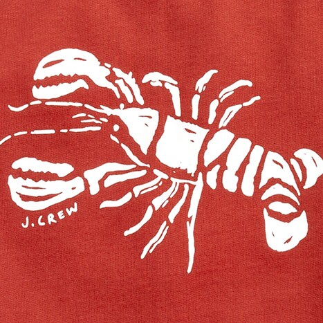 Boys' lobster hoodie RED SAND factory: boys' lobster hoodie for boys