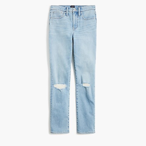 womens Petite essential straight jean in all-day stretch