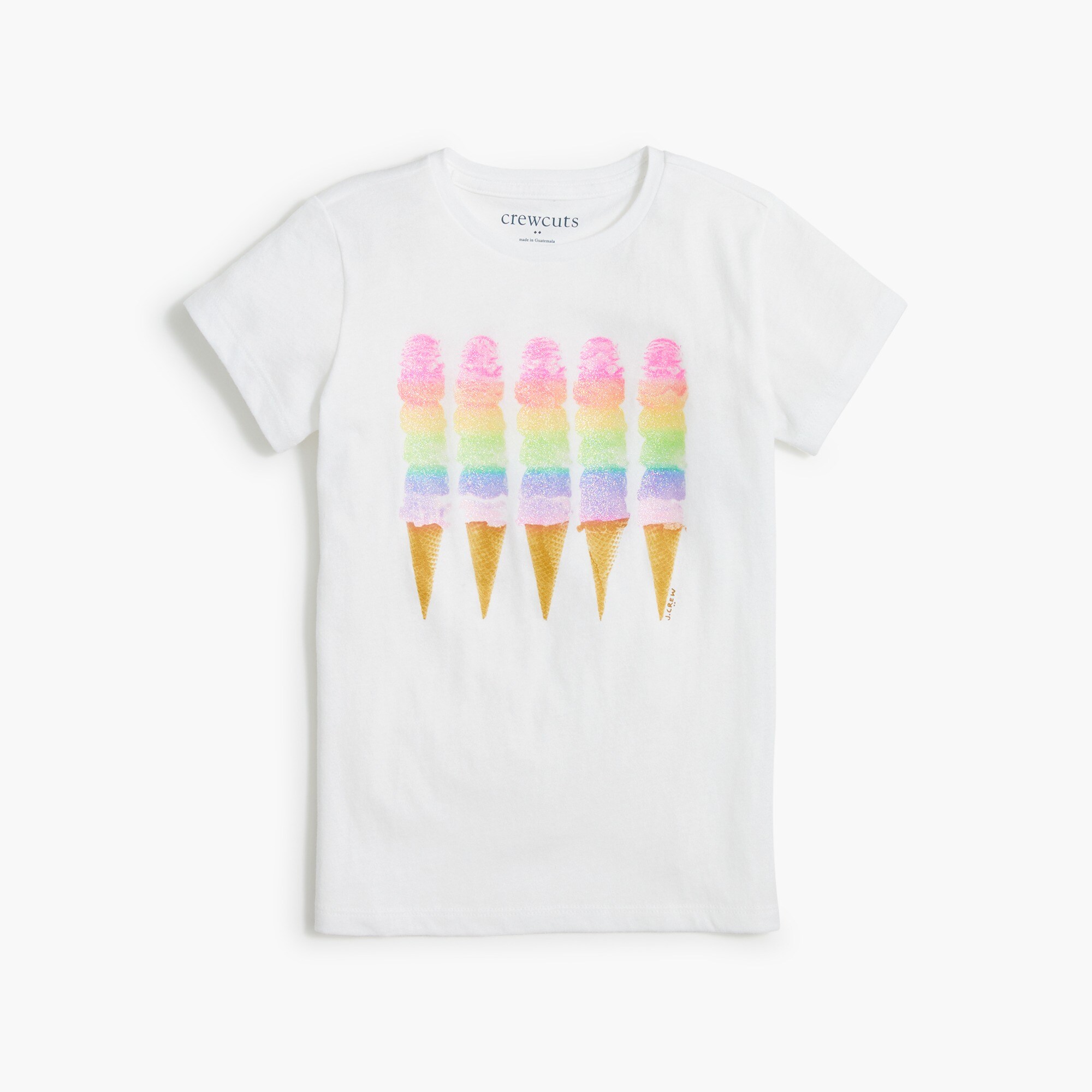 Girls' ice cream graphic tee
