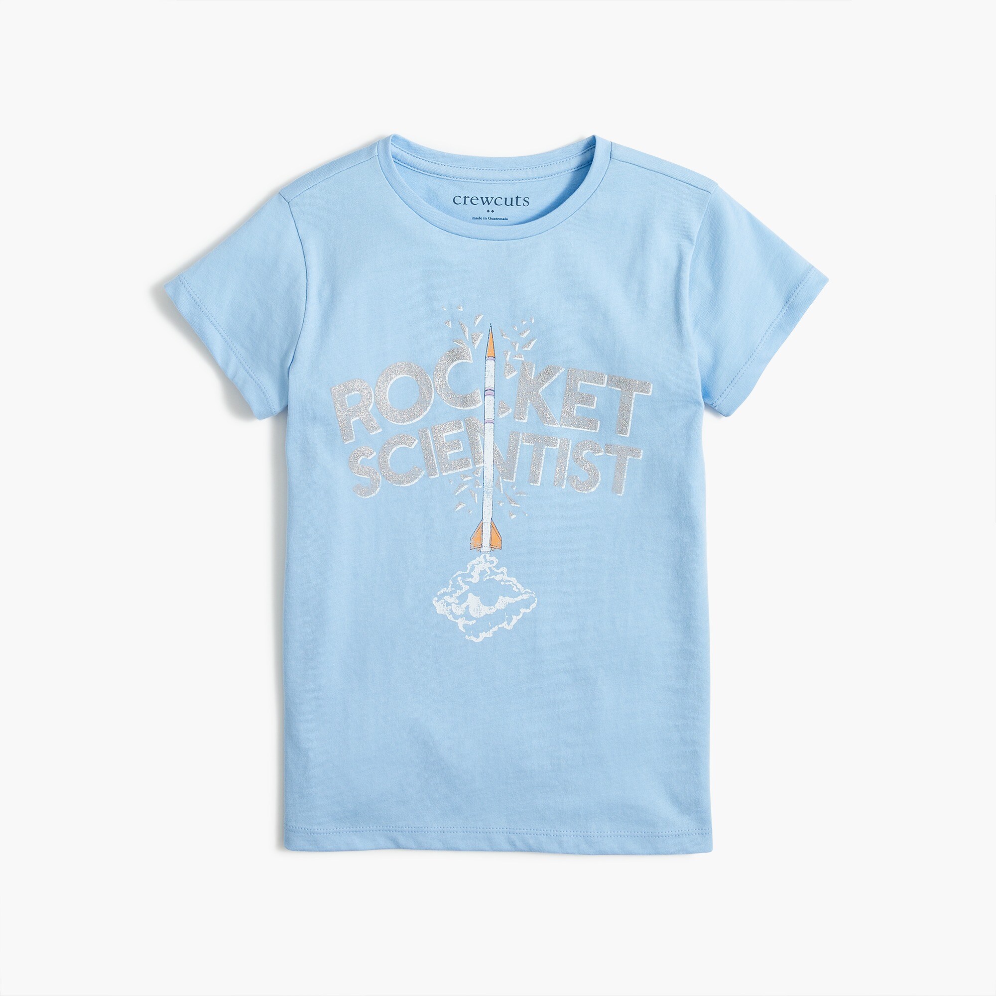 girls' "rocket scientist" graphic tee for girls