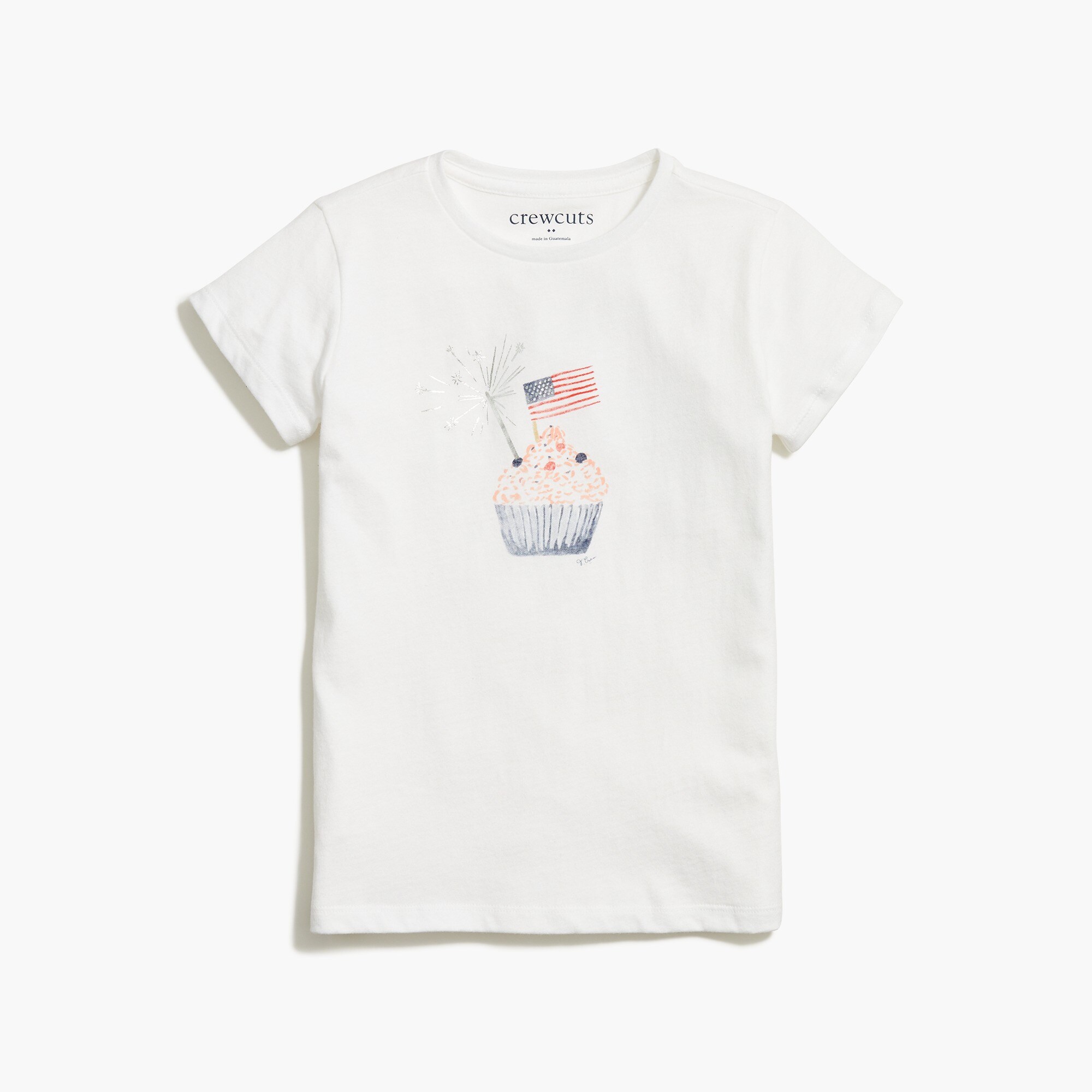 <i>girls' cupcake graphic tee</i> for girls