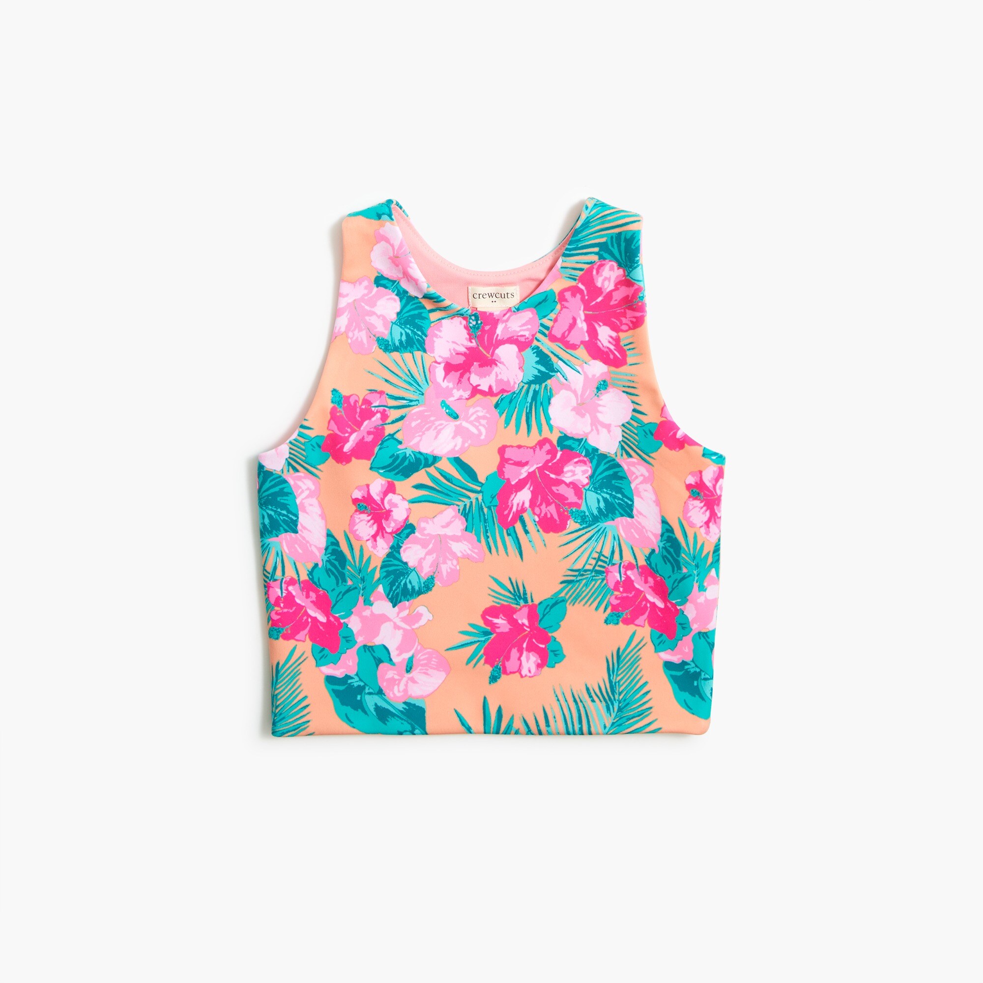 Girls' printed active tank top