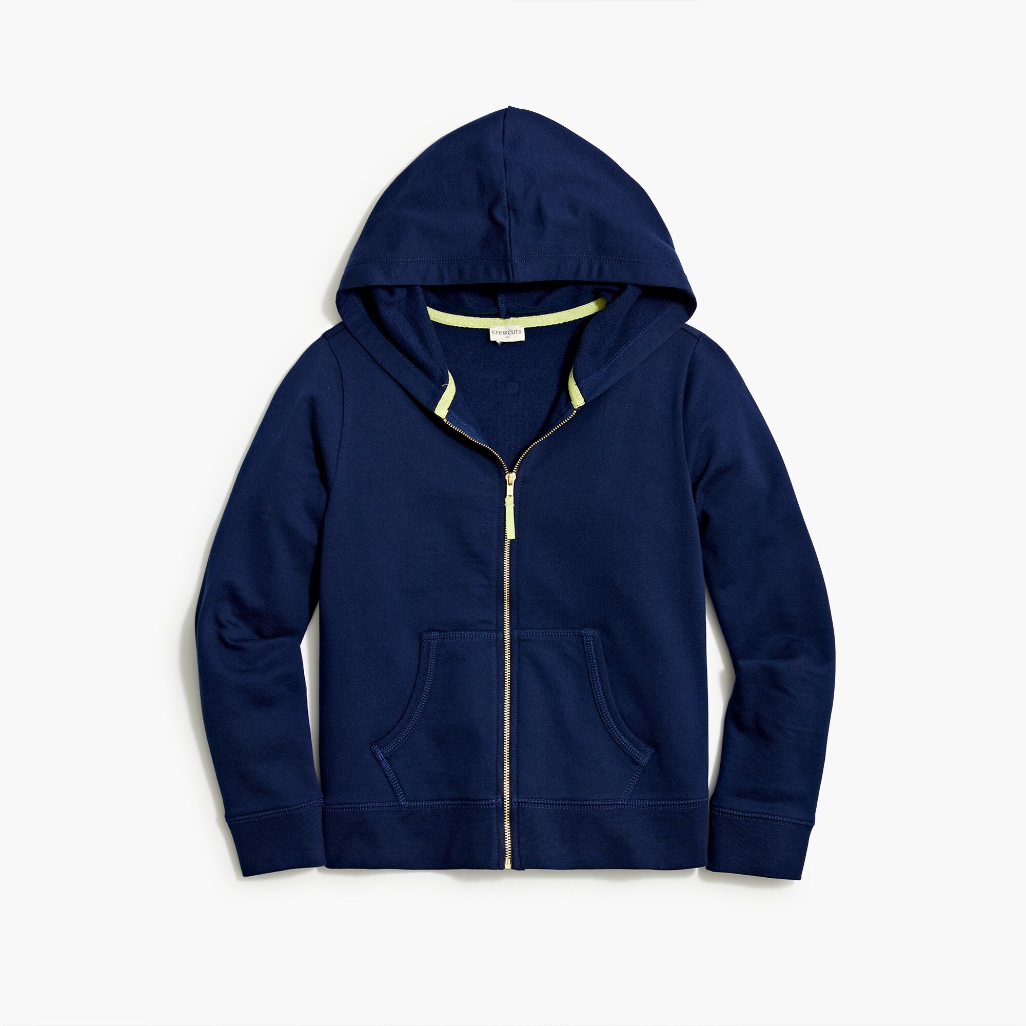 girls Girls' full-zip cotton-blend hoodie