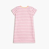 Girls' striped T-shirt dress