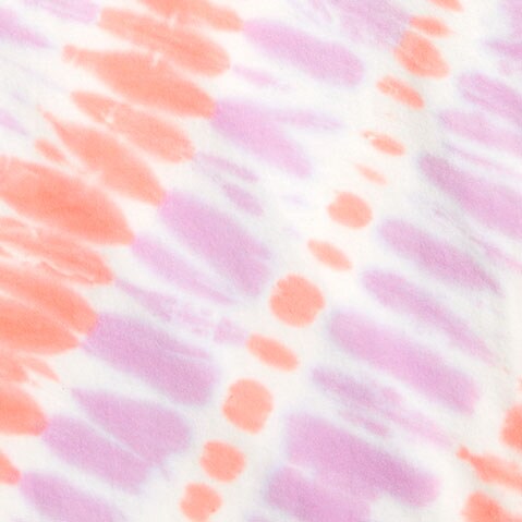 Girls' tie-dye pocket T-shirt dress ROSE AND LILAC TIE DYE factory: girls' tie-dye pocket t-shirt dress for girls