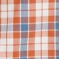 Slim plaid casual shirt OLD RED VINTAGE PEACOCK 