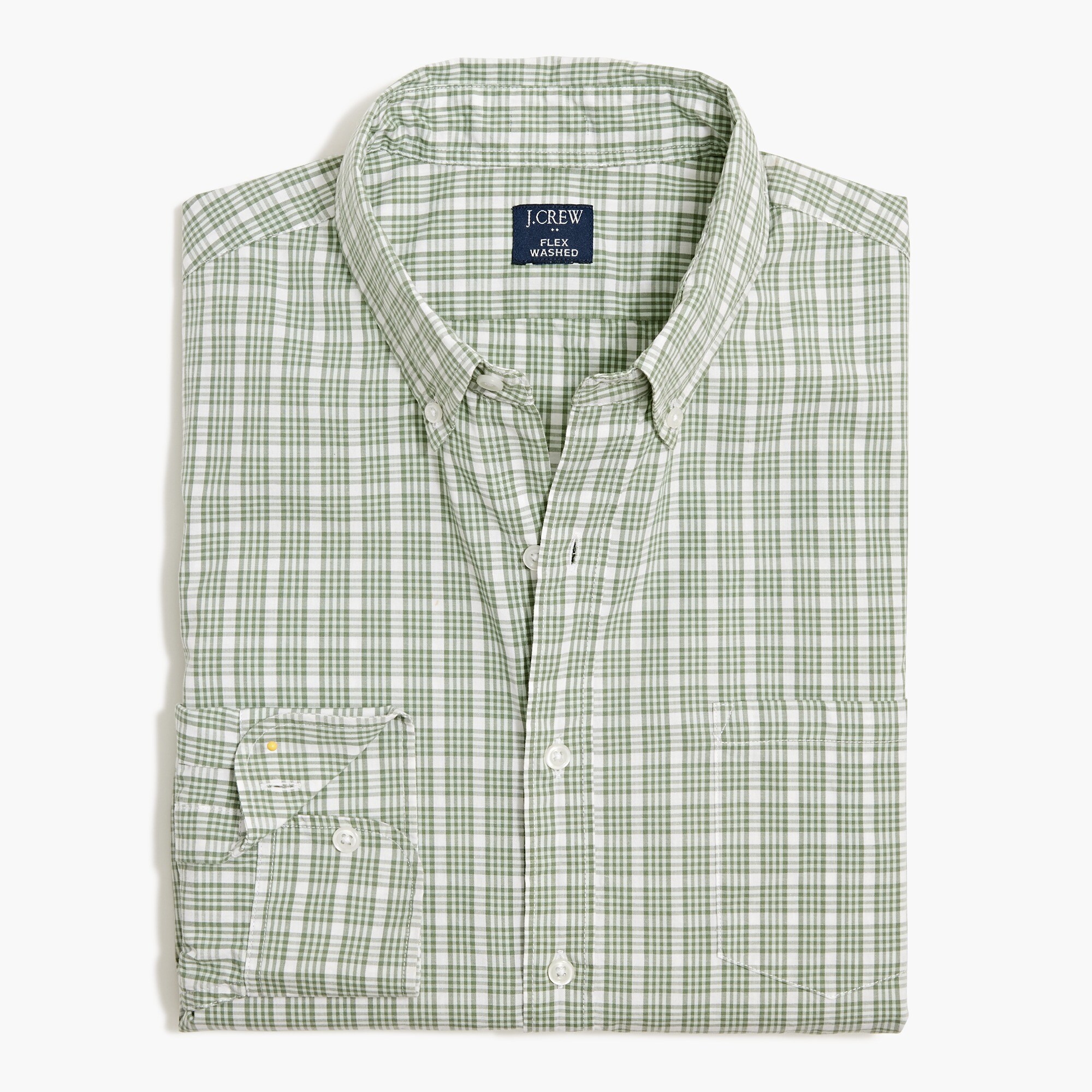 Plaid flex casual shirt