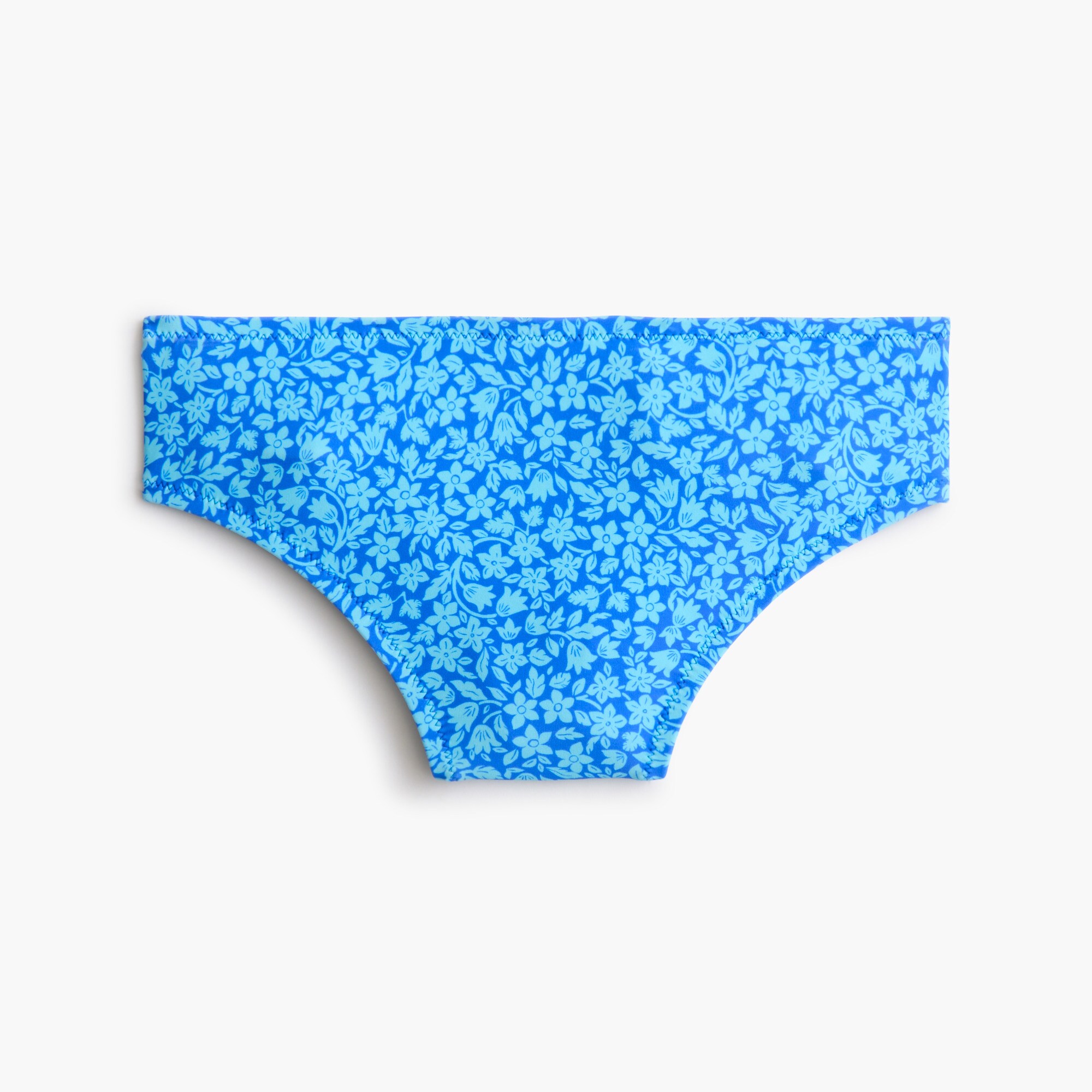 Printed mid-rise bikini bottom