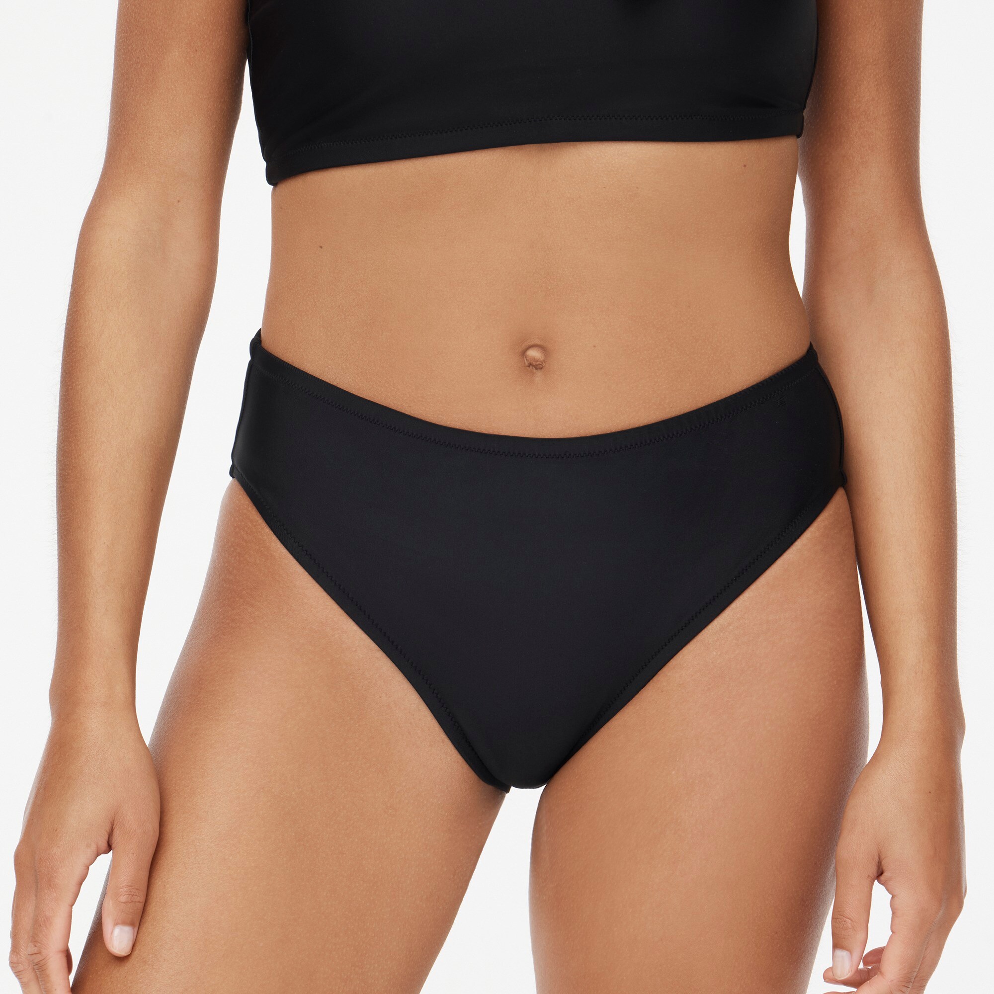Mid-rise bikini bottom
