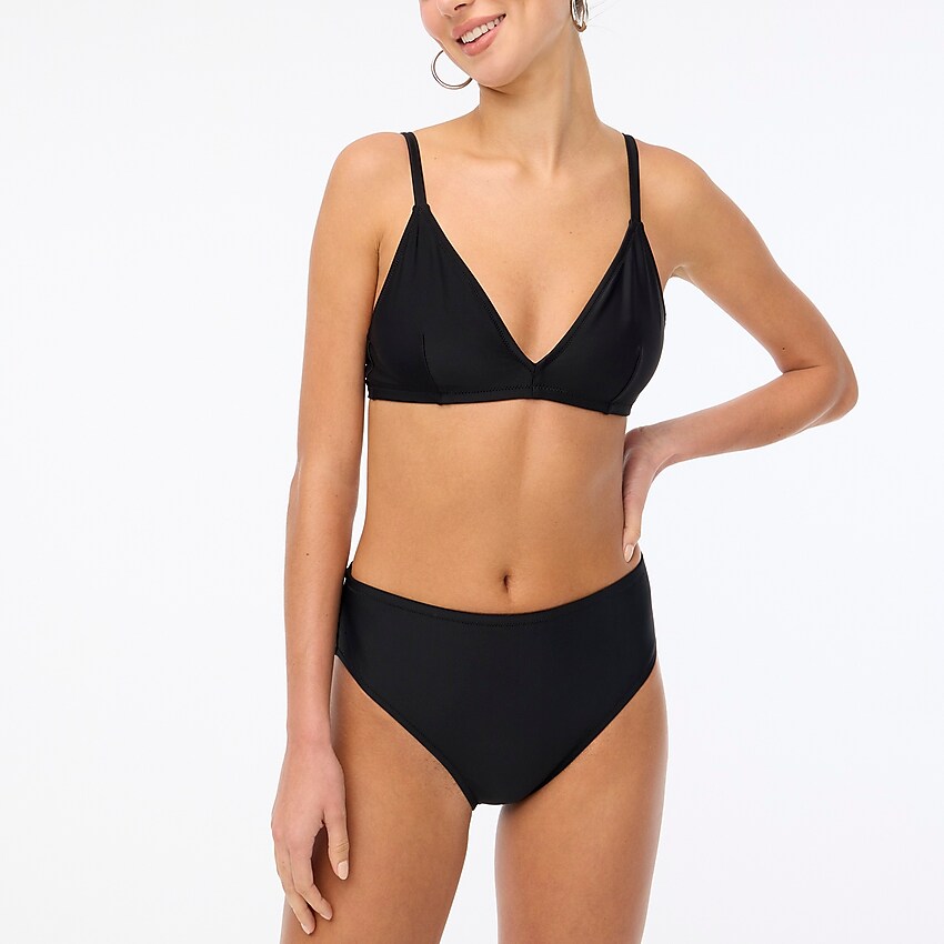factory: mid-rise bikini bottom for women, right side, view zoomed