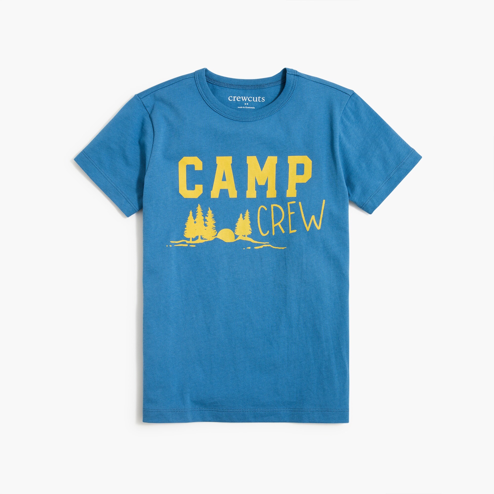 Boys' "camp crew" graphic tee