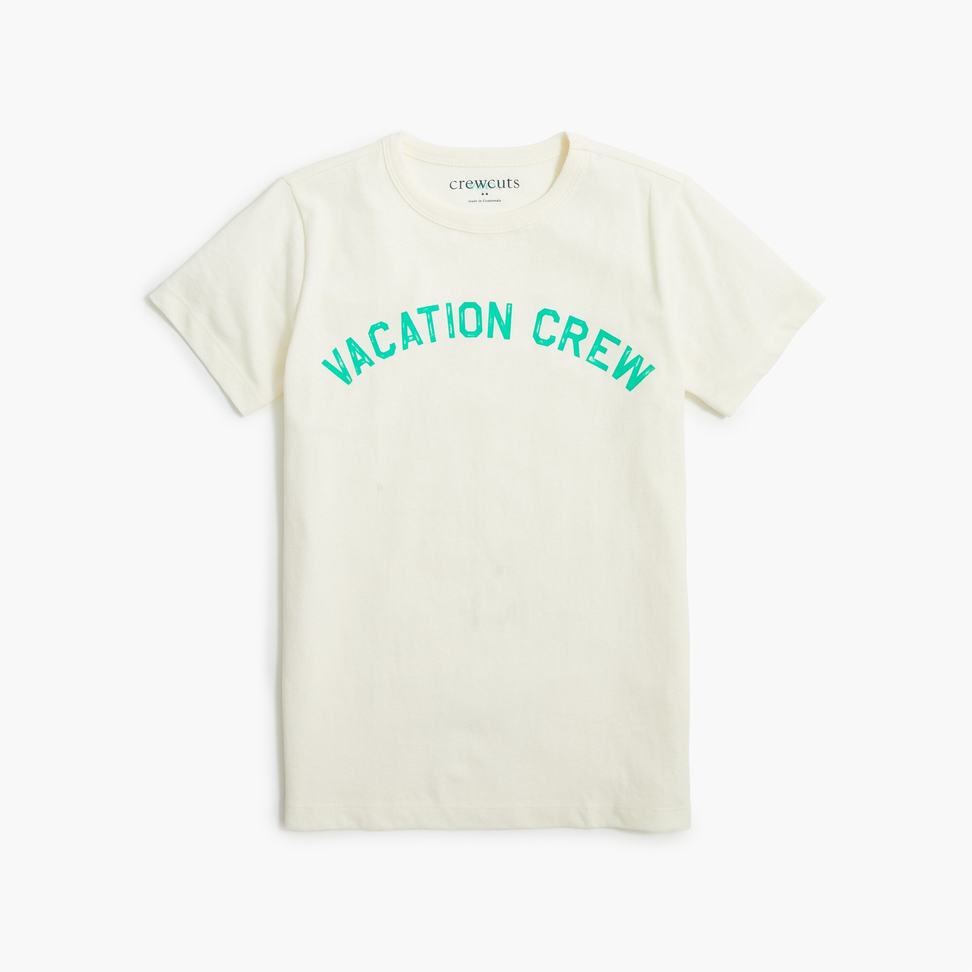 Boys' "vacation crew" graphic tee