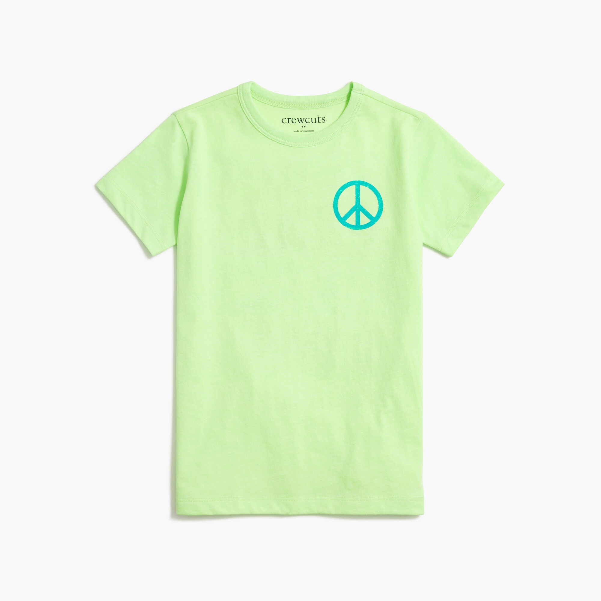 Boys' "peace" graphic tee