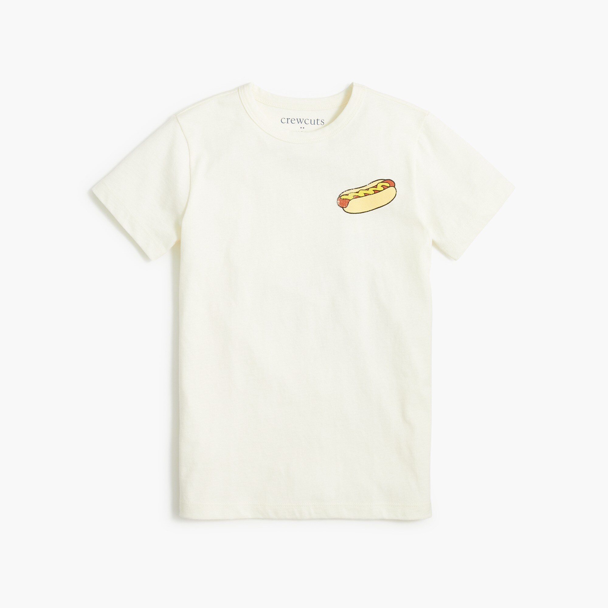 boys' hot dog menu graphic tee for boys