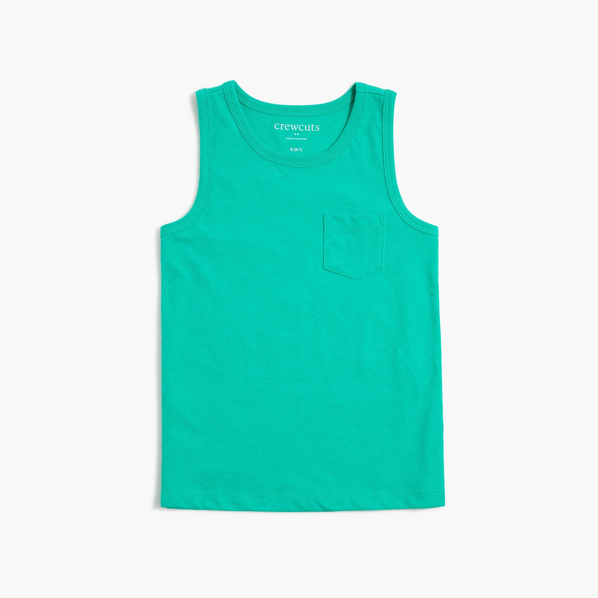 Boys' jersey pocket tank top