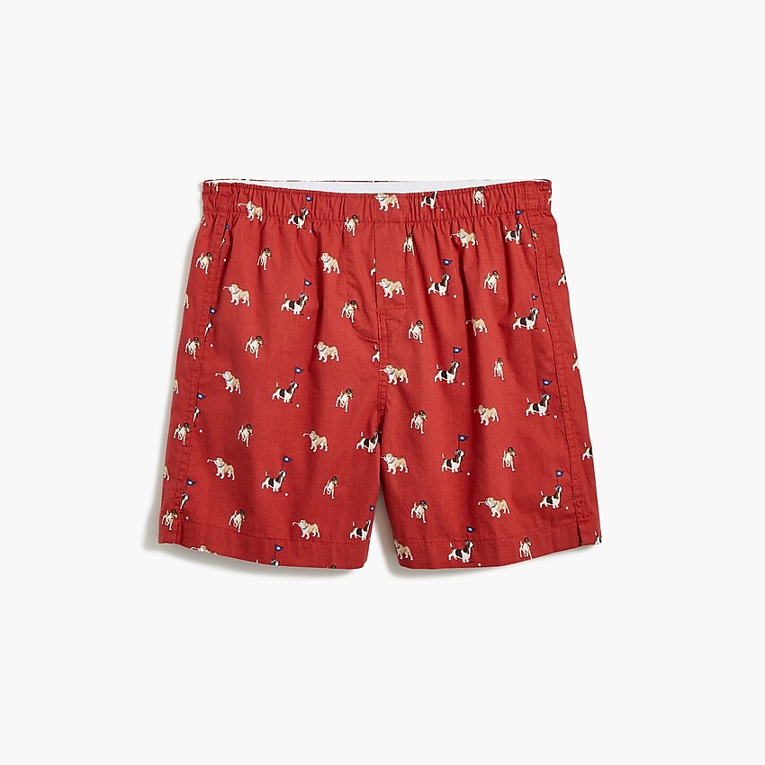 factory: boys' golfing dogs boxers for boys, right side, view zoomed