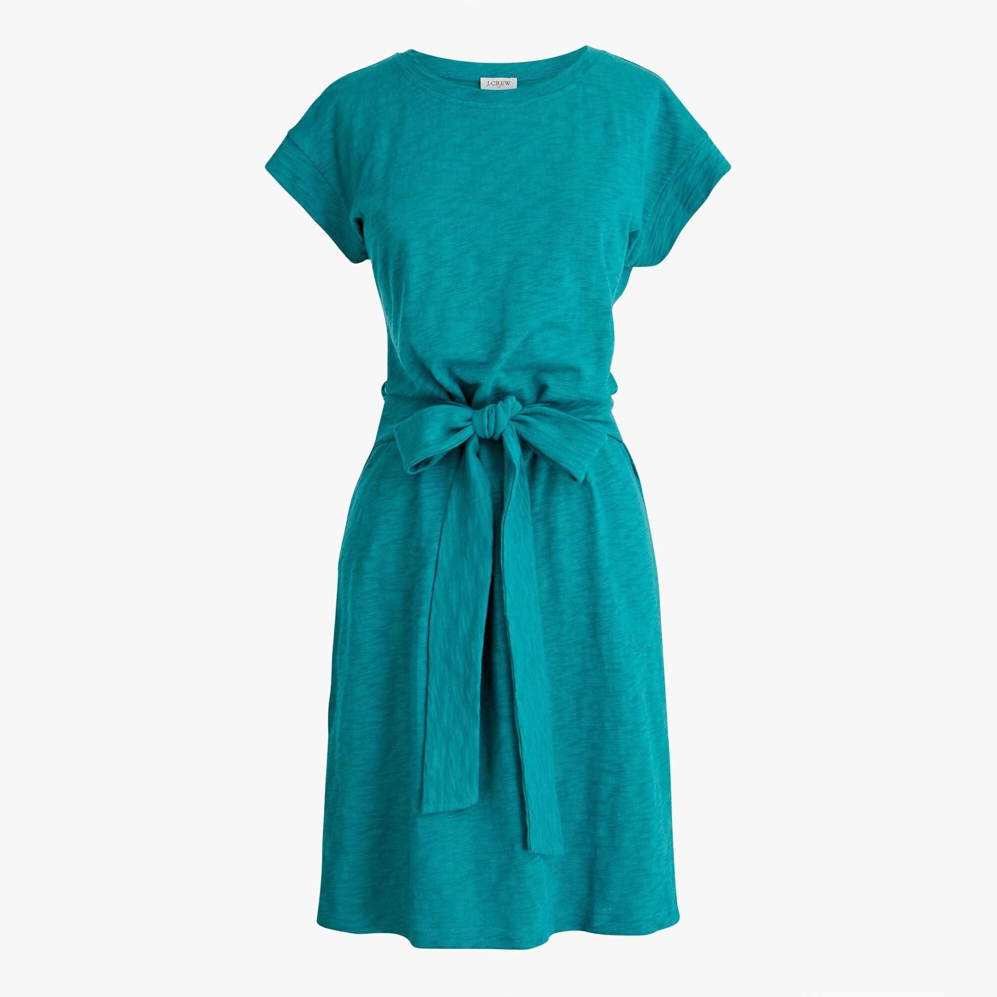J crew tie waist dress top