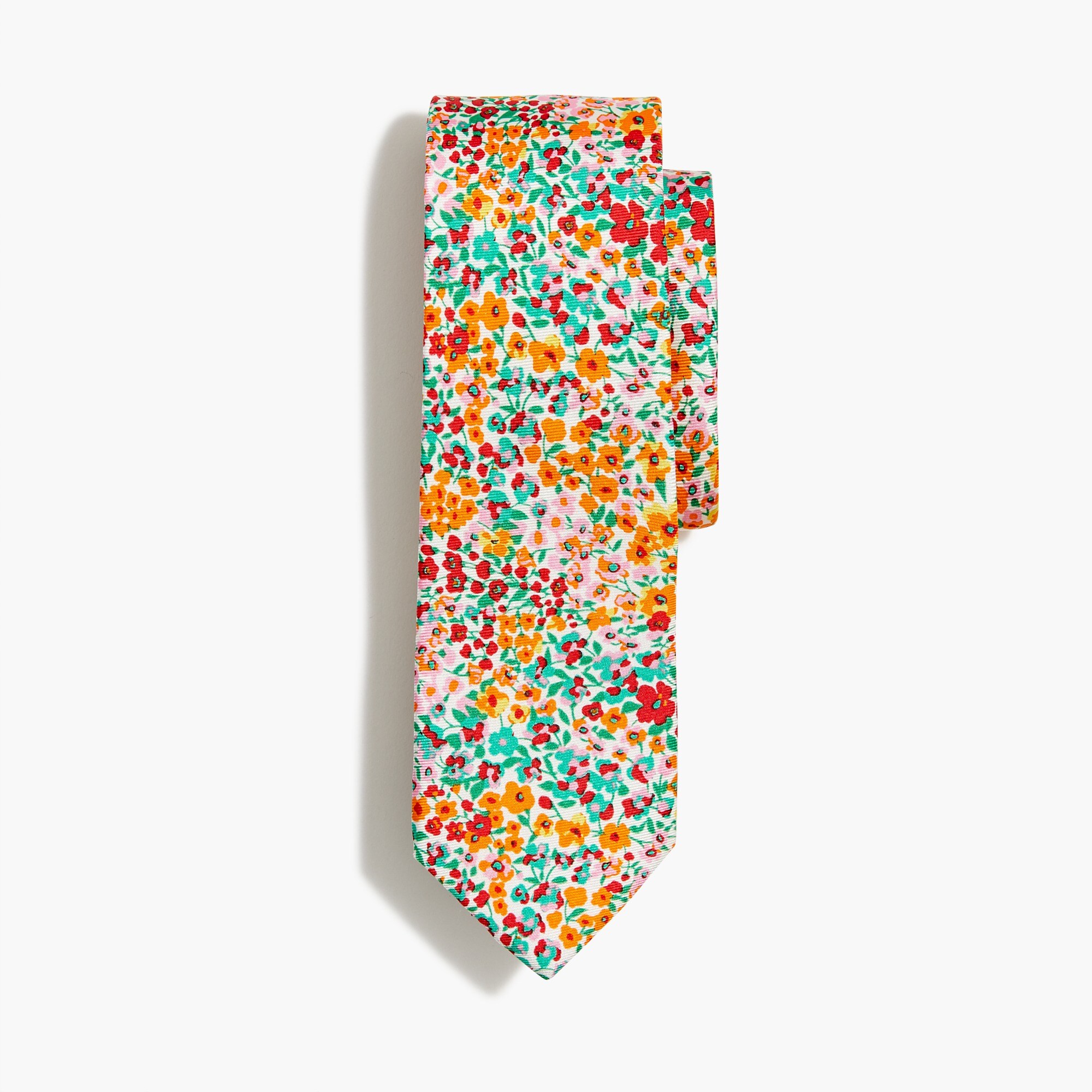 Boys' silk floral tie