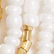 Statement colorblock beaded necklace PINK GOLD factory: statement colorblock beaded necklace for women