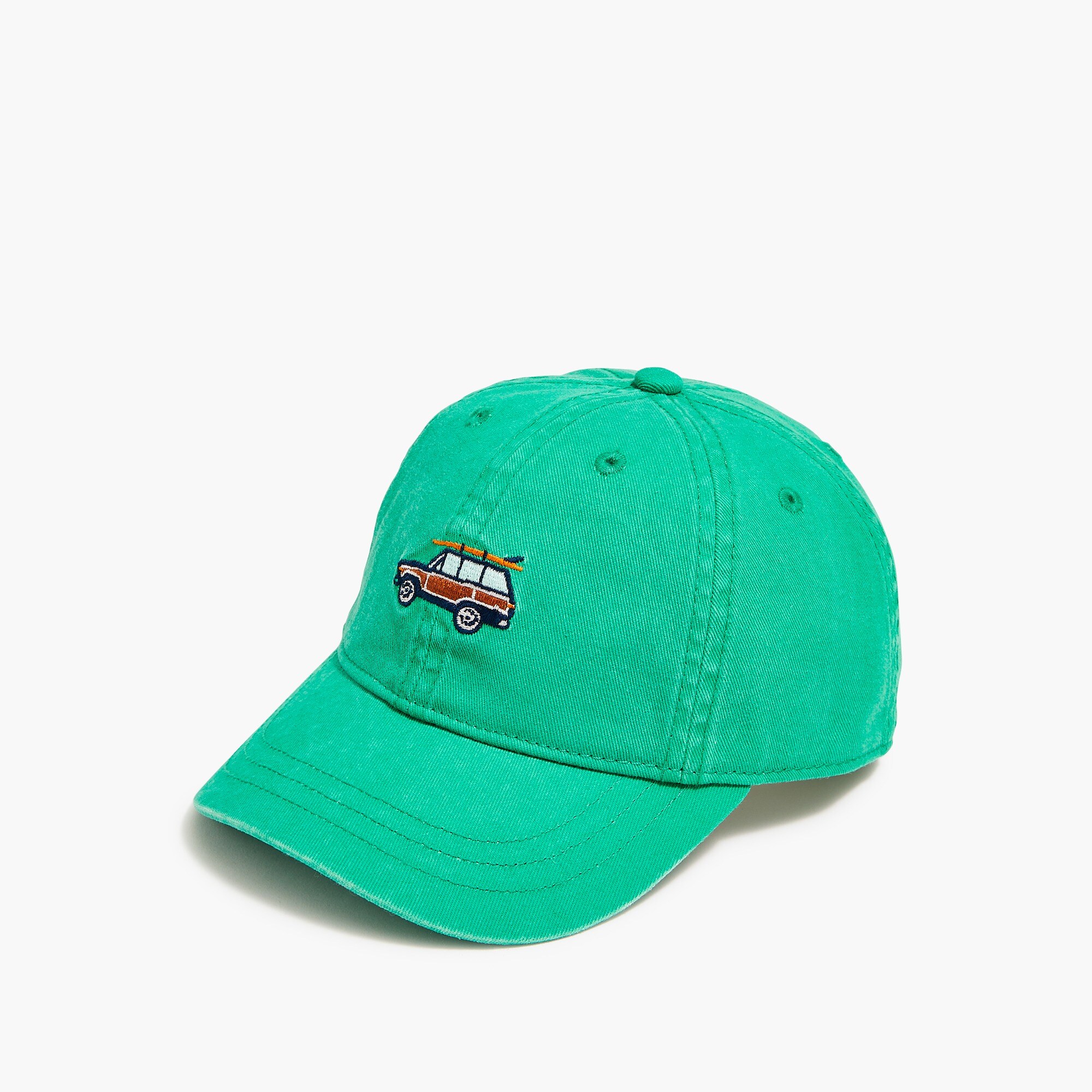 Kids' surfboard car baseball hat
