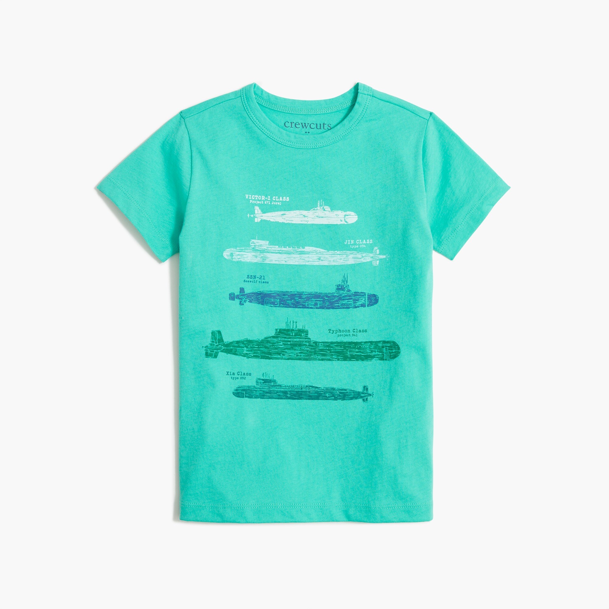 Boys' submarine graphic tee