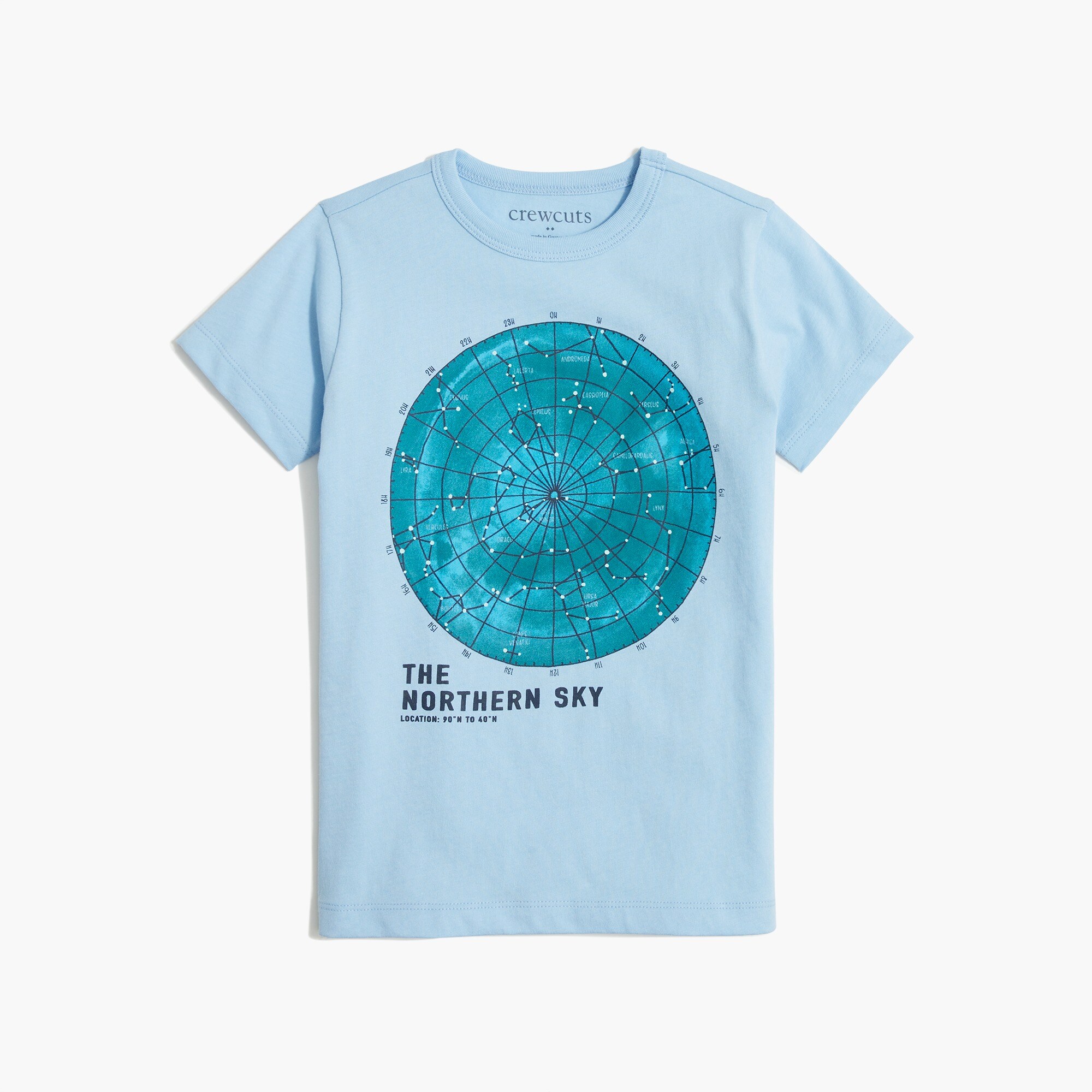 Boys' "Northern sky" graphic tee