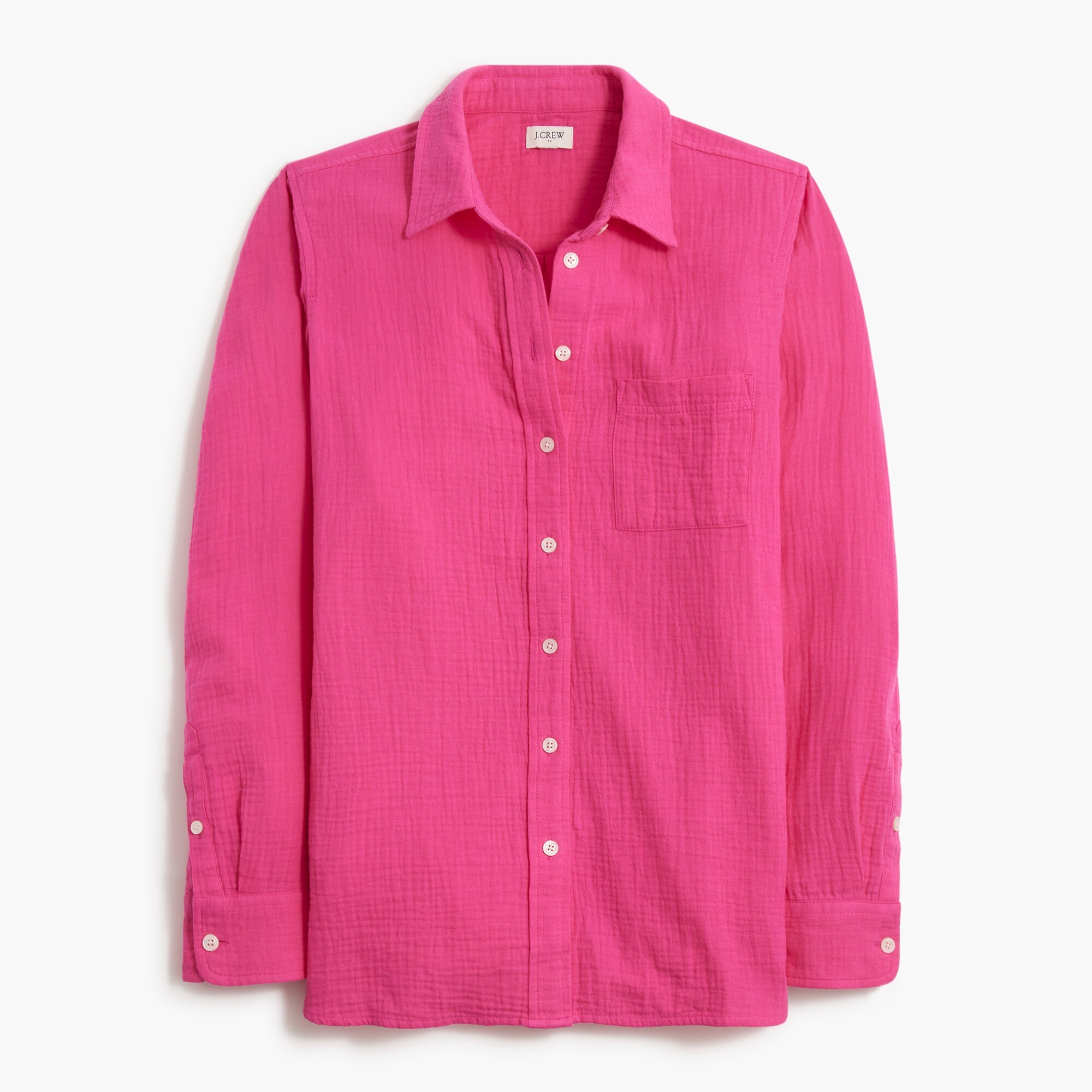 Factory Gauze Buttonup Shirt For Women