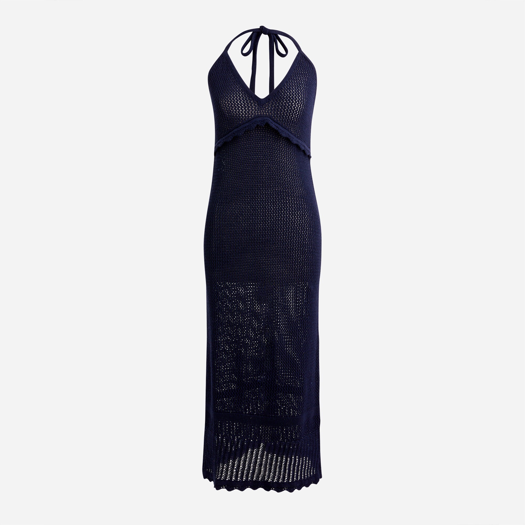tie back knit dress English Factory