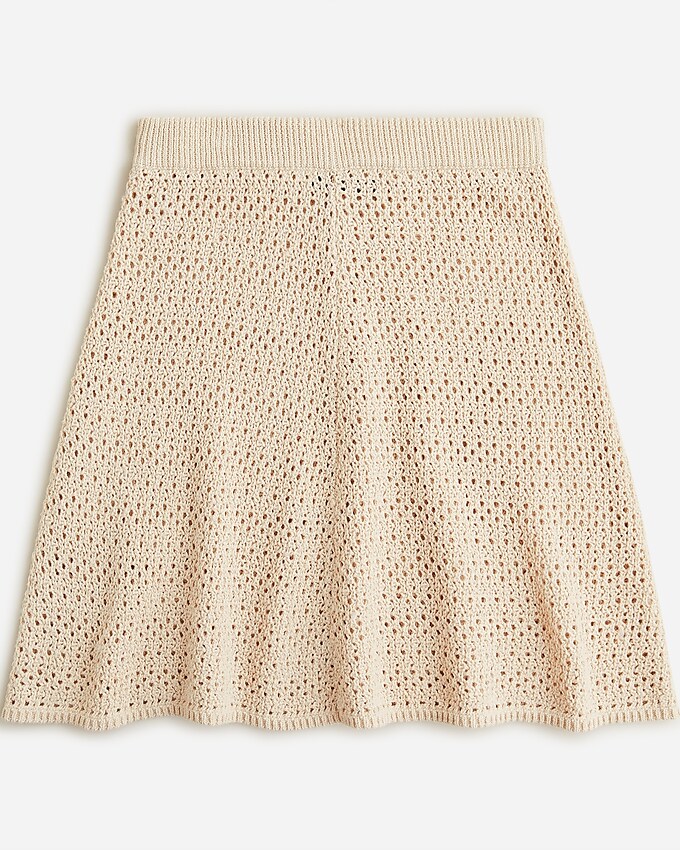 J.Crew: Pointelle Knit Mini Skirt For Women