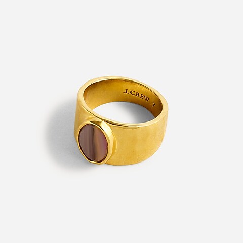  Acetate oval ring