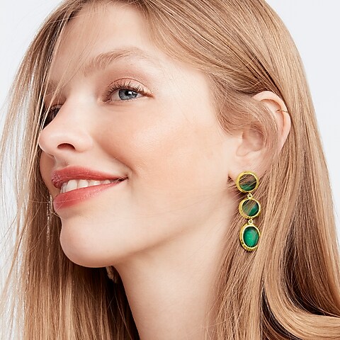 womens Triple-drop earrings