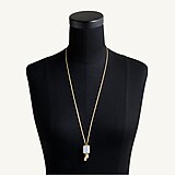 Encased-marble bolero necklace