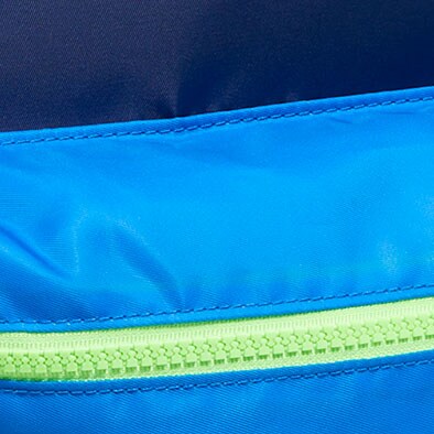 Kids' colorblock backpack NAVY BREEZE GREEN factory: kids' colorblock backpack for boys