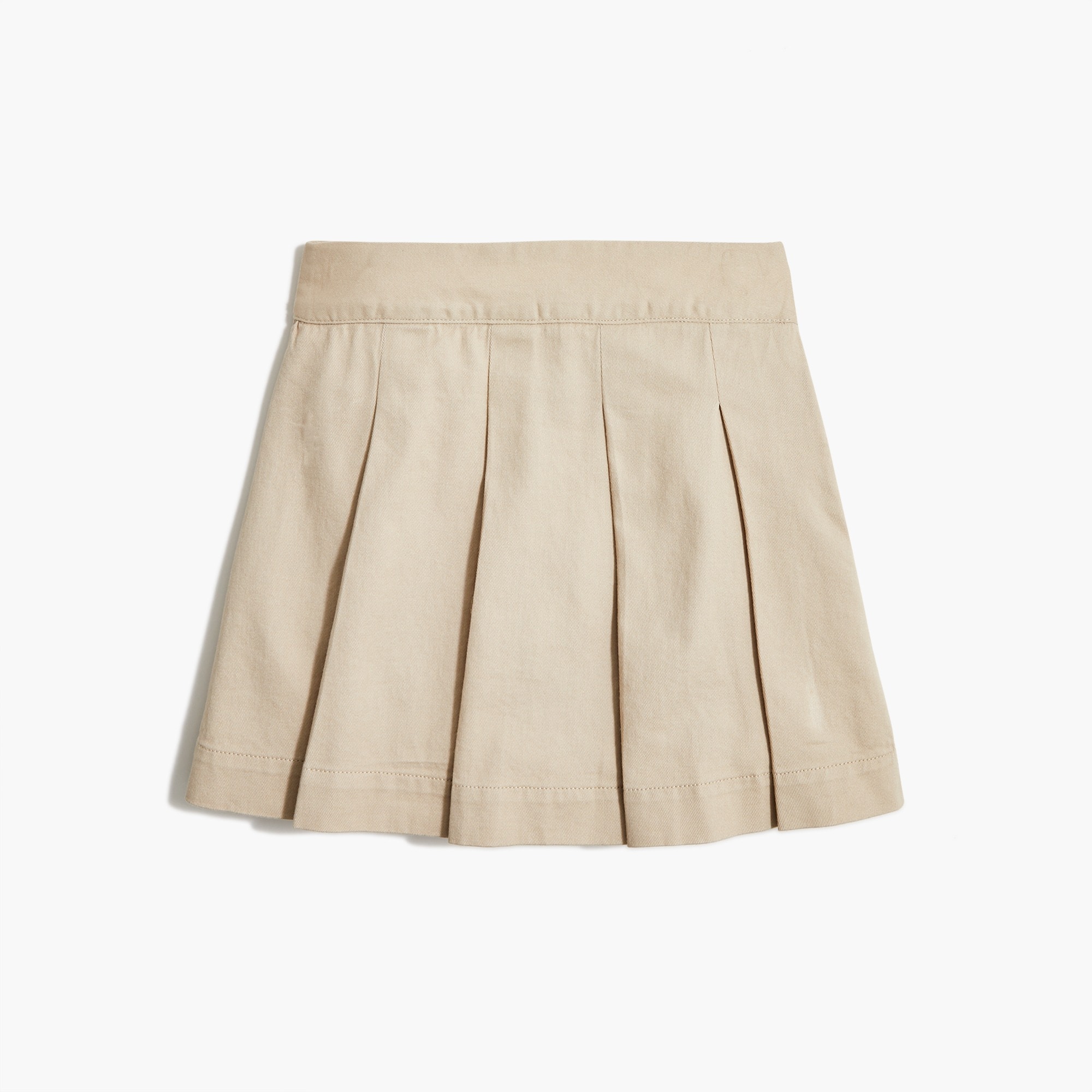 Girls' cotton twill skort