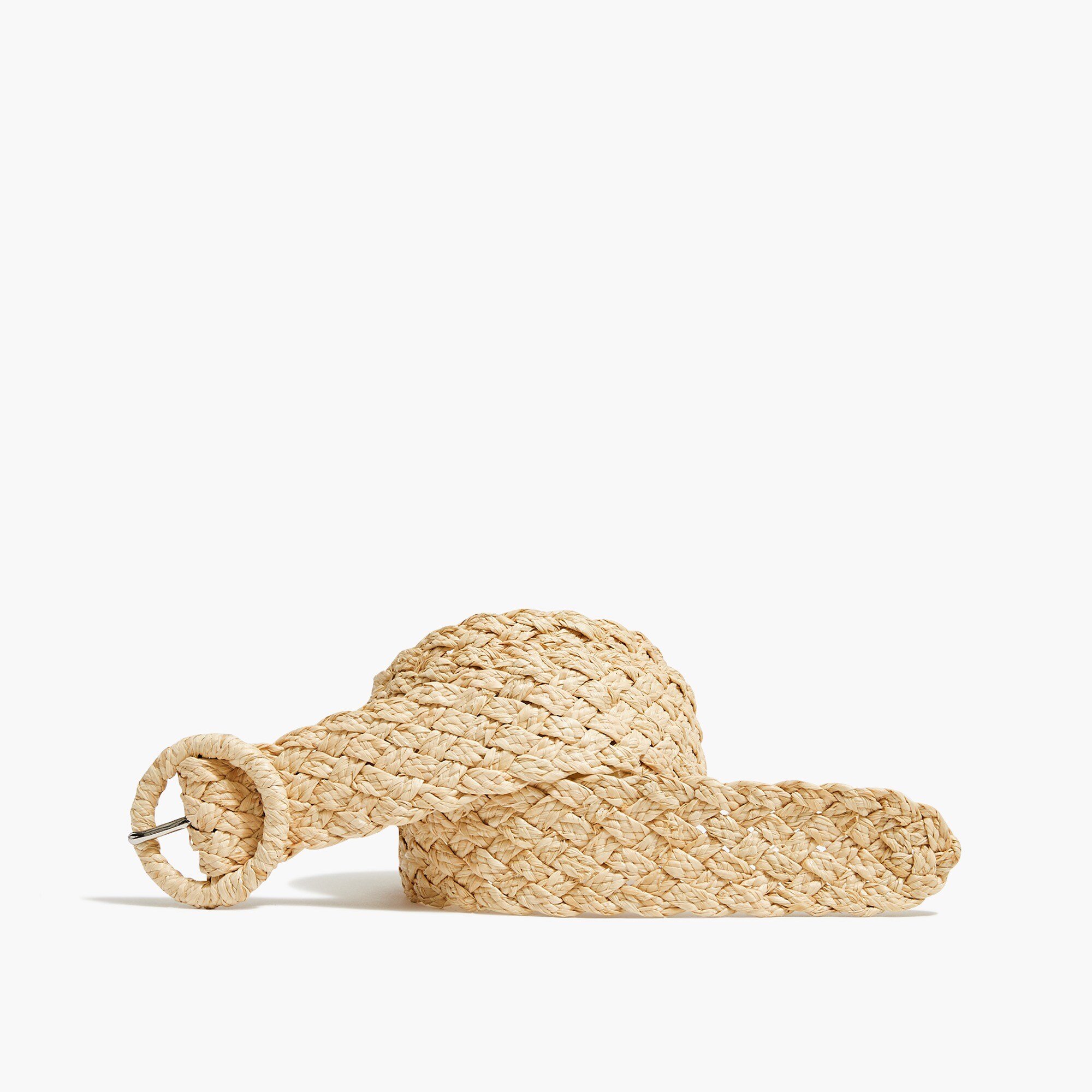 woven straw belt for women