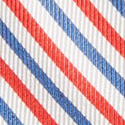 Red-white-and-blue striped tie RED WHITE & BLUE STRIPE factory: red-white-and-blue striped tie for men