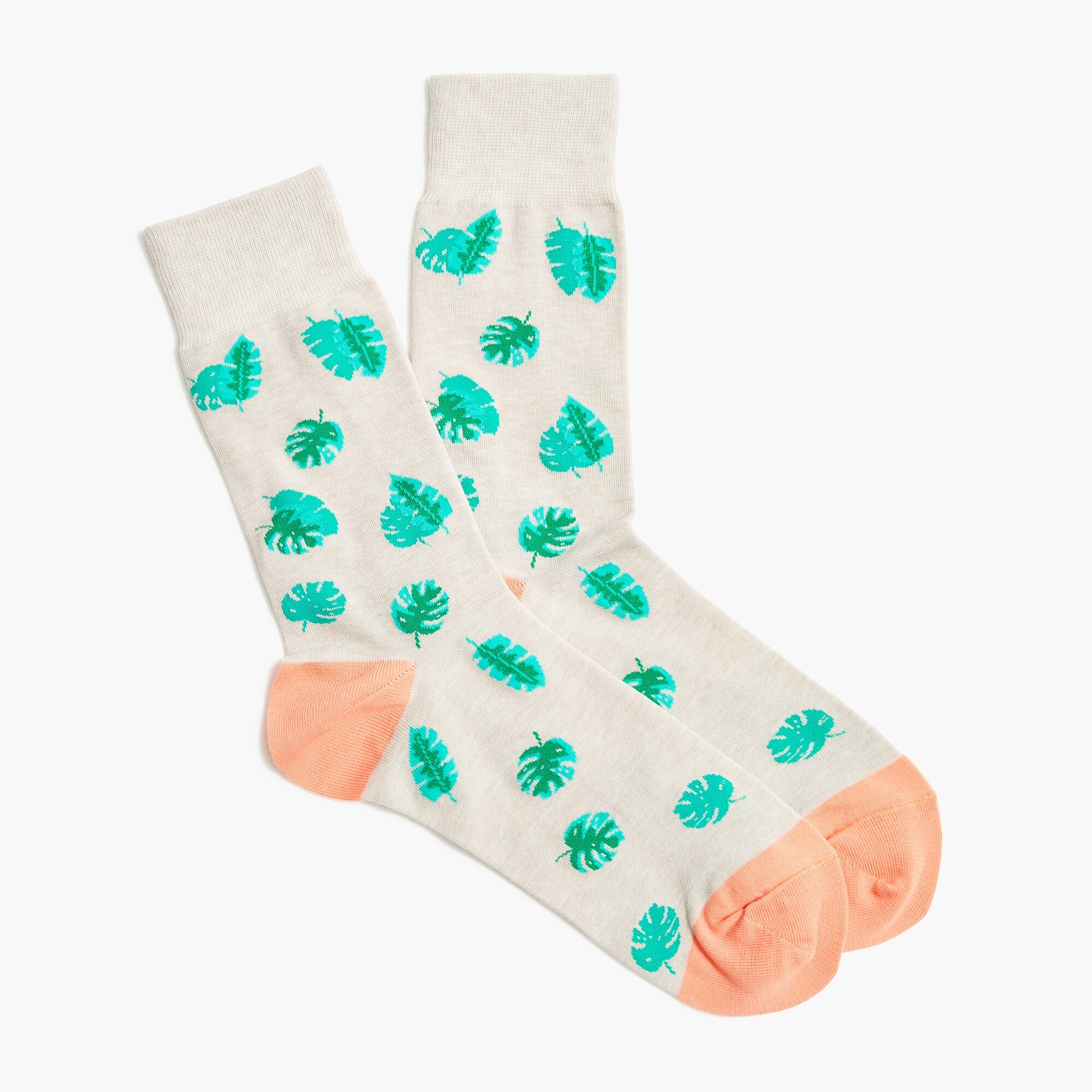Palm leaves socks