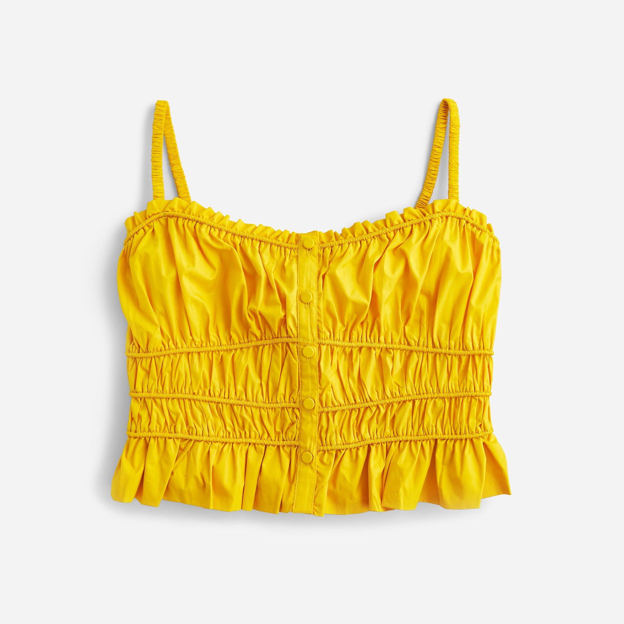 J.Crew: Cinched-waist Cotton Poplin Tank Top For Women